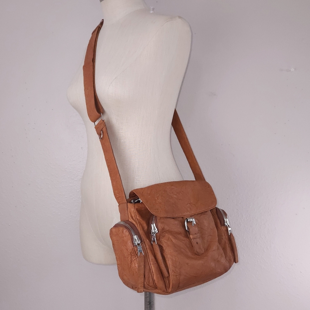 Christiansen Crossbody Bag Venera Satchel Brown Leather Purse
